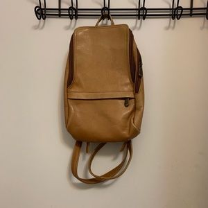 Vintage Camel Backpack